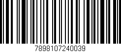 Código de barras (EAN, GTIN, SKU, ISBN): '7898107240039'