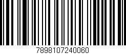Código de barras (EAN, GTIN, SKU, ISBN): '7898107240060'