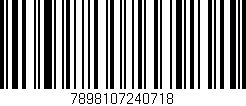 Código de barras (EAN, GTIN, SKU, ISBN): '7898107240718'