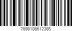 Código de barras (EAN, GTIN, SKU, ISBN): '7898108612385'