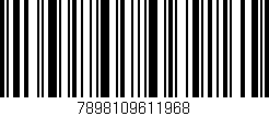 Código de barras (EAN, GTIN, SKU, ISBN): '7898109611968'