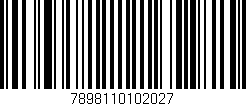 Código de barras (EAN, GTIN, SKU, ISBN): '7898110102027'