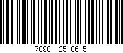 Código de barras (EAN, GTIN, SKU, ISBN): '7898112510615'