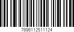 Código de barras (EAN, GTIN, SKU, ISBN): '7898112511124'