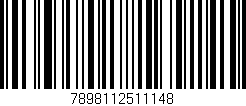 Código de barras (EAN, GTIN, SKU, ISBN): '7898112511148'