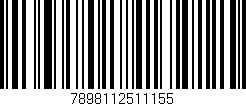 Código de barras (EAN, GTIN, SKU, ISBN): '7898112511155'