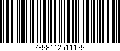 Código de barras (EAN, GTIN, SKU, ISBN): '7898112511179'