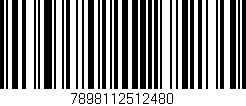 Código de barras (EAN, GTIN, SKU, ISBN): '7898112512480'