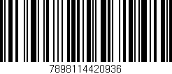 Código de barras (EAN, GTIN, SKU, ISBN): '7898114420936'