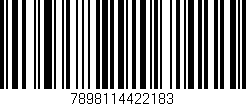 Código de barras (EAN, GTIN, SKU, ISBN): '7898114422183'
