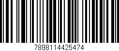 Código de barras (EAN, GTIN, SKU, ISBN): '7898114425474'