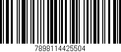 Código de barras (EAN, GTIN, SKU, ISBN): '7898114425504'