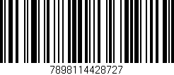 Código de barras (EAN, GTIN, SKU, ISBN): '7898114428727'