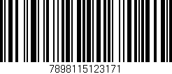 Código de barras (EAN, GTIN, SKU, ISBN): '7898115123171'