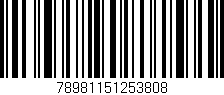 Código de barras (EAN, GTIN, SKU, ISBN): '78981151253808'