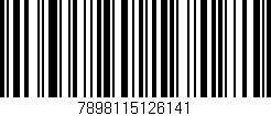 Código de barras (EAN, GTIN, SKU, ISBN): '7898115126141'