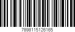 Código de barras (EAN, GTIN, SKU, ISBN): '7898115126165'