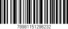 Código de barras (EAN, GTIN, SKU, ISBN): '78981151296232'