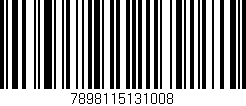 Código de barras (EAN, GTIN, SKU, ISBN): '7898115131008'