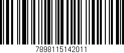 Código de barras (EAN, GTIN, SKU, ISBN): '7898115142011'