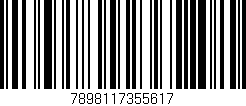 Código de barras (EAN, GTIN, SKU, ISBN): '7898117355617'