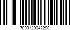 Código de barras (EAN, GTIN, SKU, ISBN): '7898123342298'