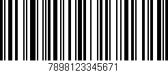 Código de barras (EAN, GTIN, SKU, ISBN): '7898123345671'