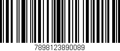Código de barras (EAN, GTIN, SKU, ISBN): '7898123890089'