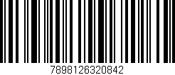 Código de barras (EAN, GTIN, SKU, ISBN): '7898126320842'