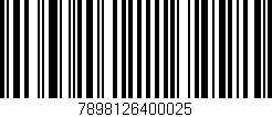 Código de barras (EAN, GTIN, SKU, ISBN): '7898126400025'