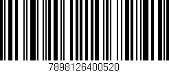 Código de barras (EAN, GTIN, SKU, ISBN): '7898126400520'