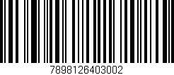 Código de barras (EAN, GTIN, SKU, ISBN): '7898126403002'