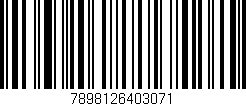 Código de barras (EAN, GTIN, SKU, ISBN): '7898126403071'