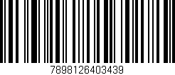 Código de barras (EAN, GTIN, SKU, ISBN): '7898126403439'