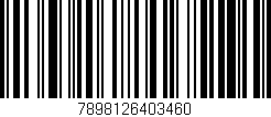 Código de barras (EAN, GTIN, SKU, ISBN): '7898126403460'