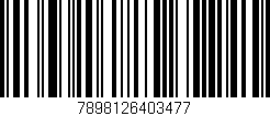 Código de barras (EAN, GTIN, SKU, ISBN): '7898126403477'