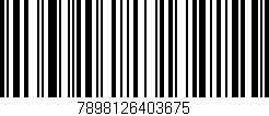 Código de barras (EAN, GTIN, SKU, ISBN): '7898126403675'