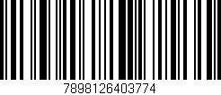 Código de barras (EAN, GTIN, SKU, ISBN): '7898126403774'