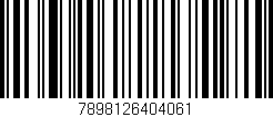 Código de barras (EAN, GTIN, SKU, ISBN): '7898126404061'