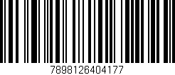 Código de barras (EAN, GTIN, SKU, ISBN): '7898126404177'