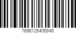 Código de barras (EAN, GTIN, SKU, ISBN): '7898126405648'