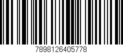 Código de barras (EAN, GTIN, SKU, ISBN): '7898126405778'