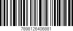 Código de barras (EAN, GTIN, SKU, ISBN): '7898126406881'