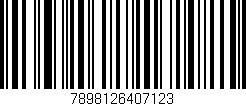 Código de barras (EAN, GTIN, SKU, ISBN): '7898126407123'