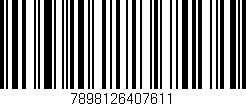 Código de barras (EAN, GTIN, SKU, ISBN): '7898126407611'
