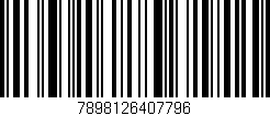 Código de barras (EAN, GTIN, SKU, ISBN): '7898126407796'