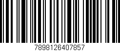 Código de barras (EAN, GTIN, SKU, ISBN): '7898126407857'