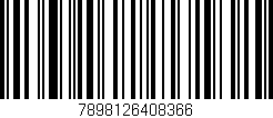 Código de barras (EAN, GTIN, SKU, ISBN): '7898126408366'