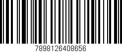 Código de barras (EAN, GTIN, SKU, ISBN): '7898126408656'