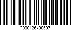 Código de barras (EAN, GTIN, SKU, ISBN): '7898126408687'